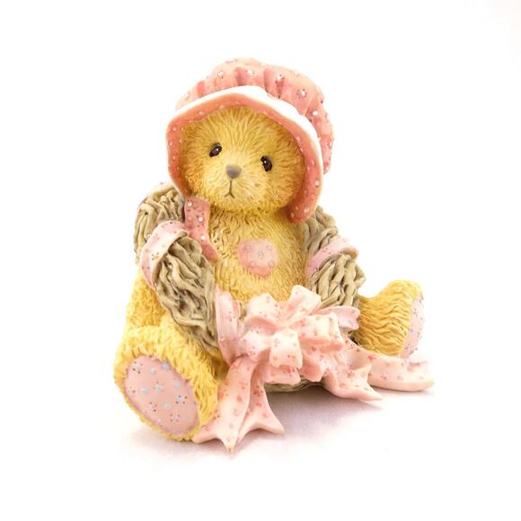 Love Surrounds Our Friendship Cherished Teddies Bear Figurine 1992 Priscilla - Picture 1 of 4